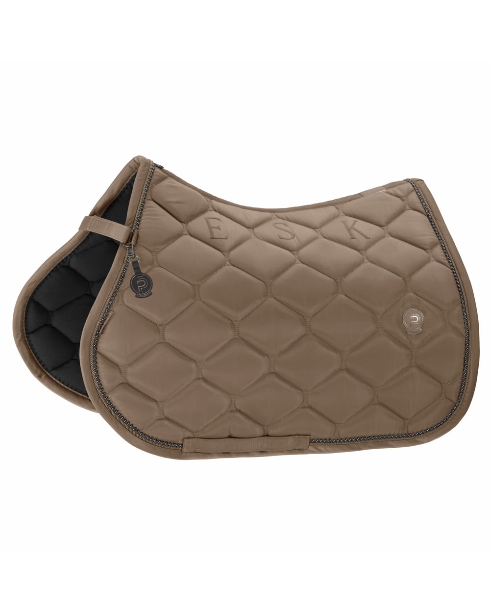Eskadron High Gloss Pearls Saddle Pad Platinum 25.