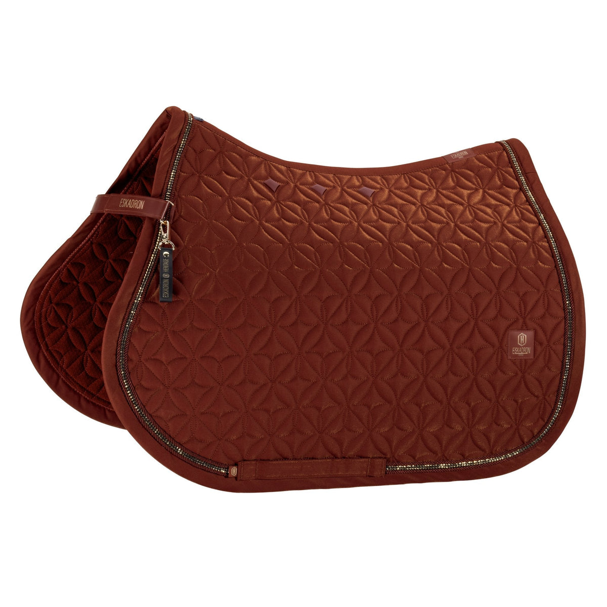 HERITAGE GLAM CRYSTAL Saddle Cloth - Merlot