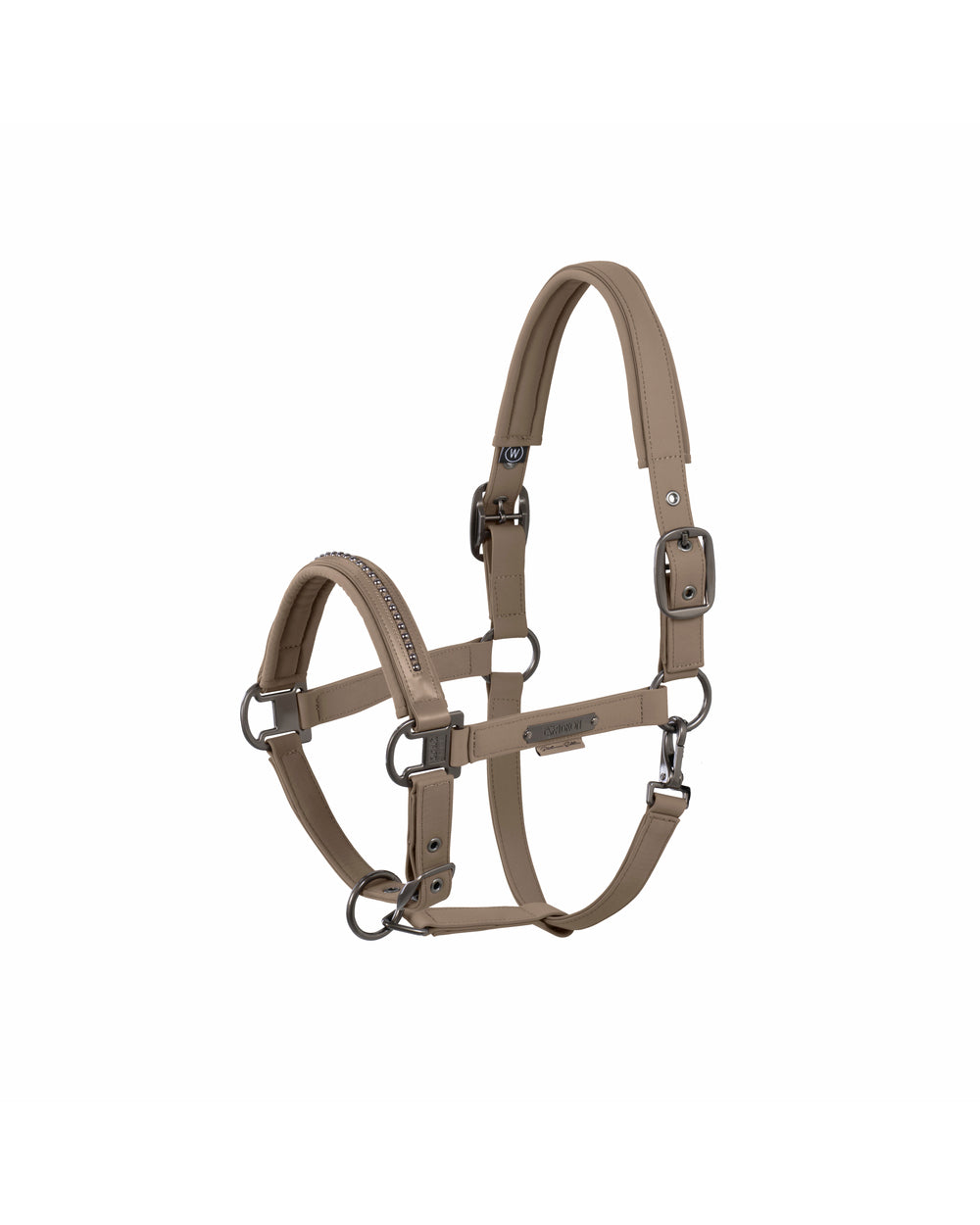 Eskadron Double Pin Softshell Pearls Headcollar Platinum 25.