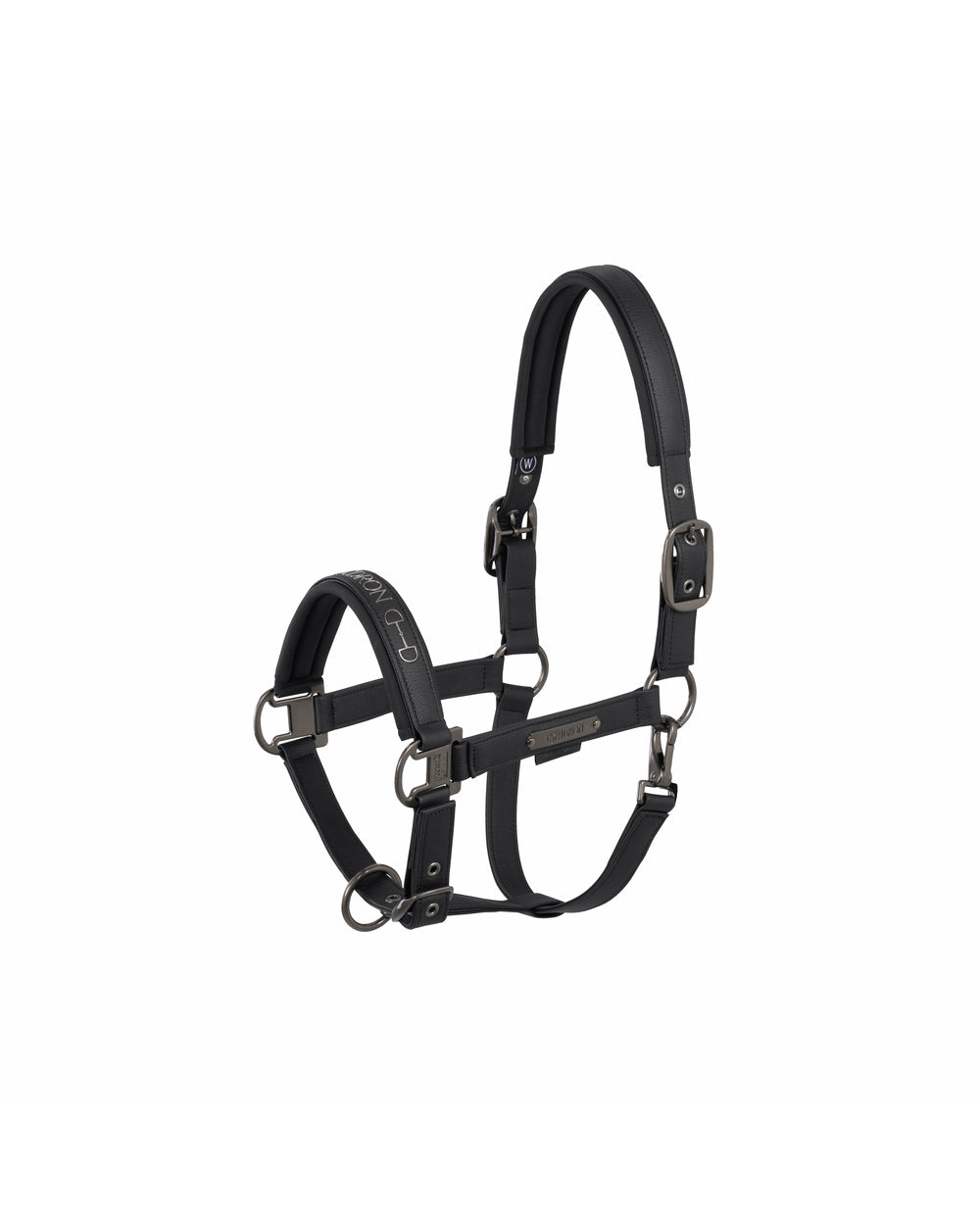 Eskadron Double Pin Faux Leather Headcollar Platinum 25