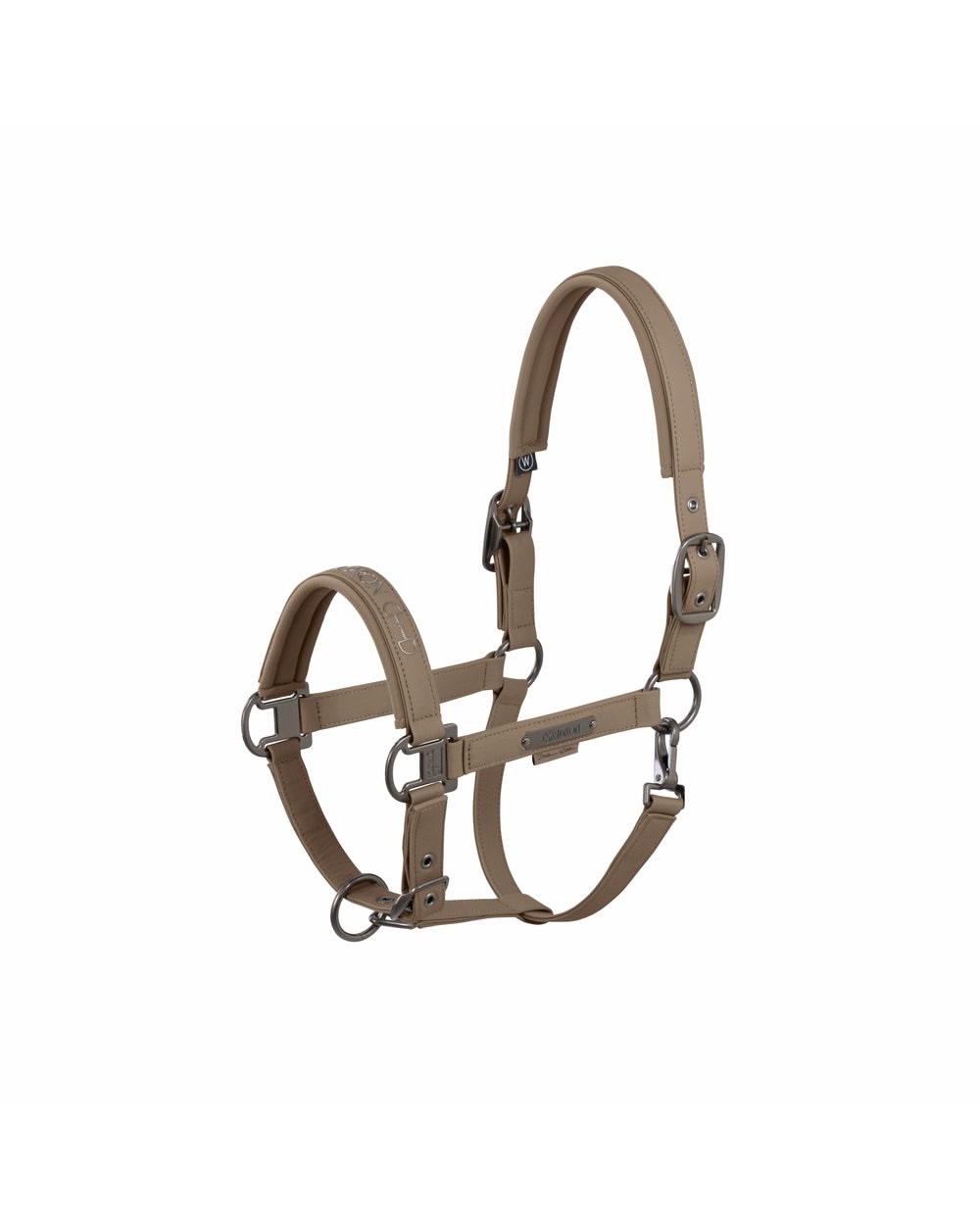 Eskadron Double Pin Faux Leather Headcollar Platinum 25.