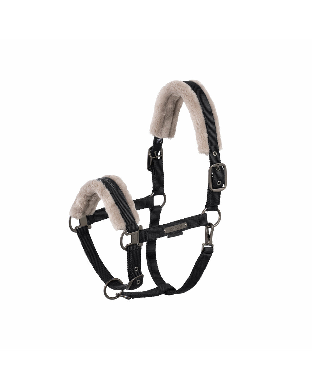 Eskadron Double Pin Faux Fur Headcollar Platinum 25.
