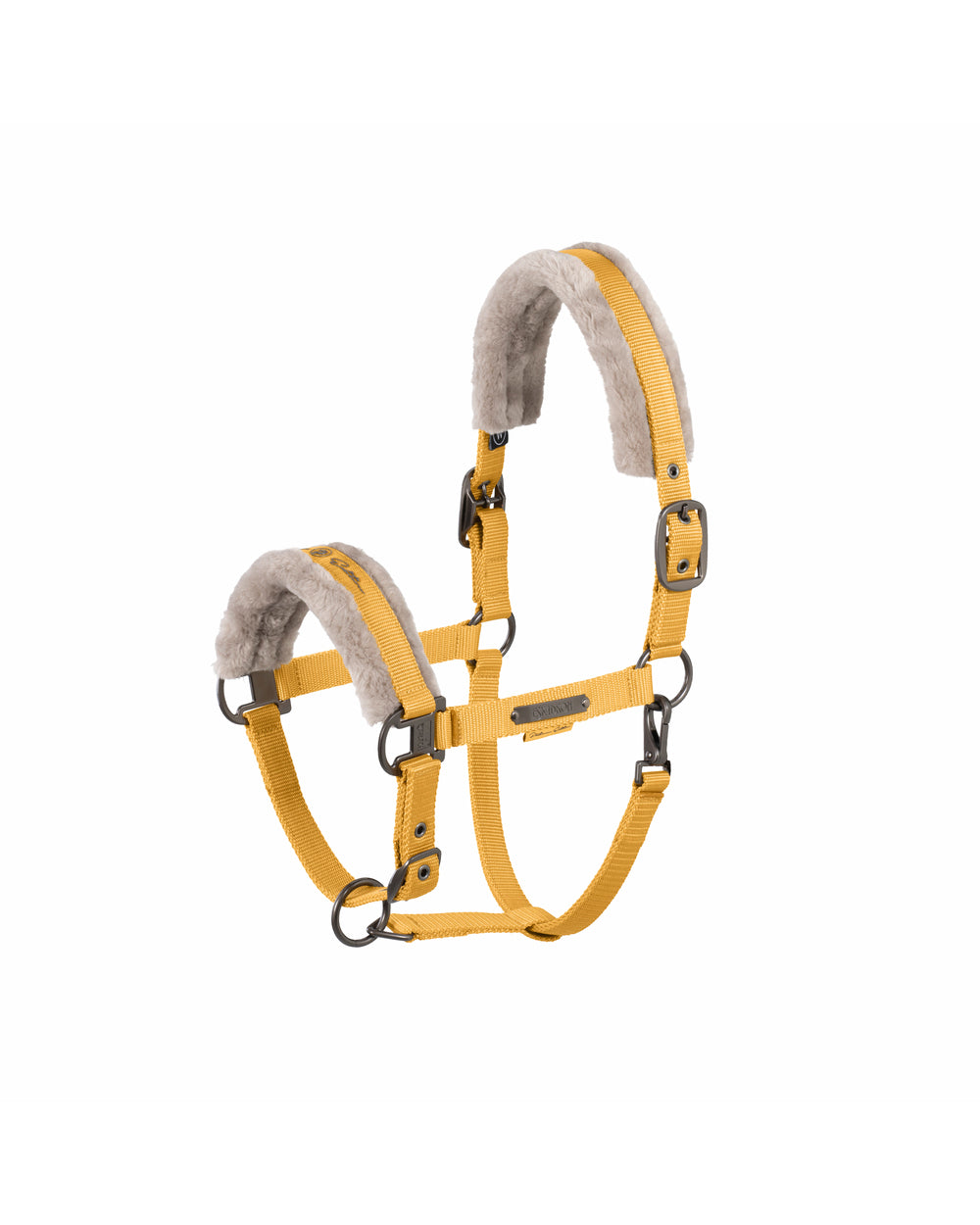 Eskadron Double Pin Faux Fur Headcollar Platinum 25.