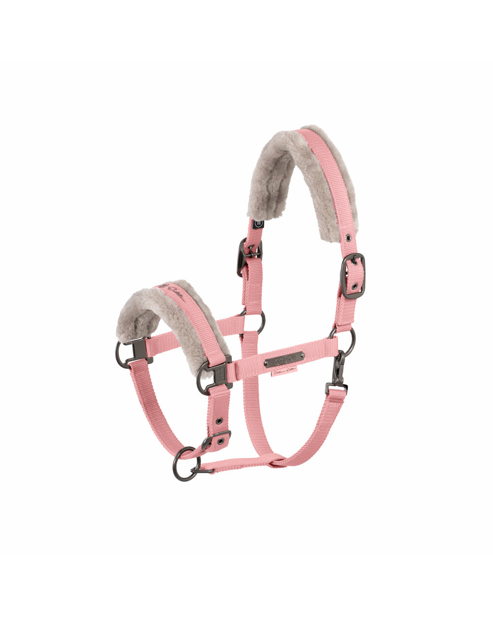Eskadron Double Pin Faux Fur Headcollar Platinum 25