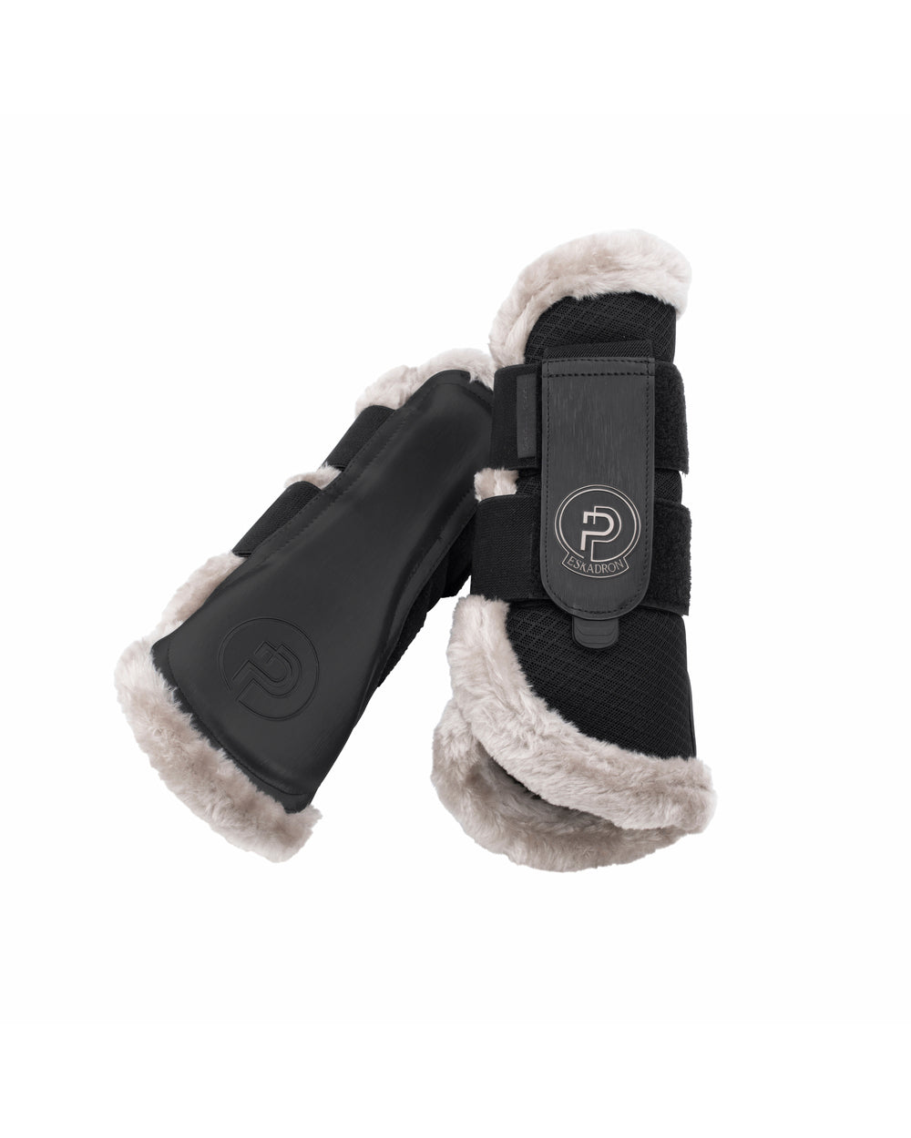 Eskadron Mesh Faux Fur Tendon Boots Platinum 25.
