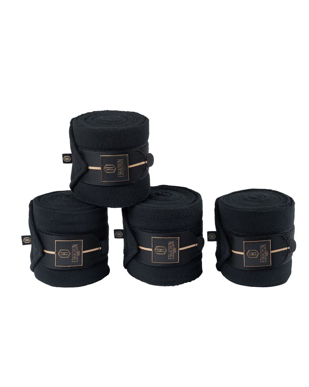 Fleece Bandages Heritage 2024 Set of 4 - Black.