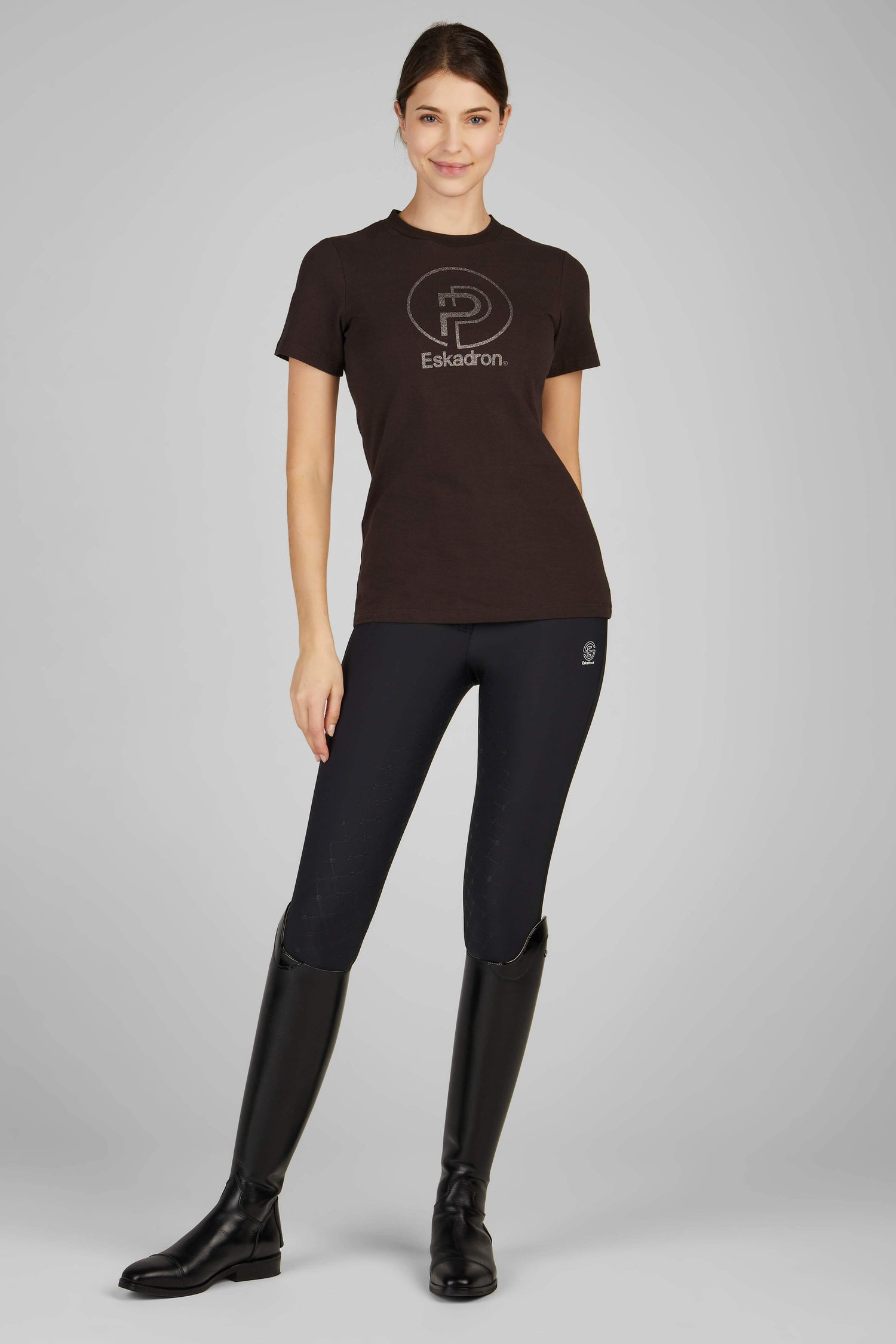 Eskadron Ladies Crew Neck T-Shirt Platinum 24.