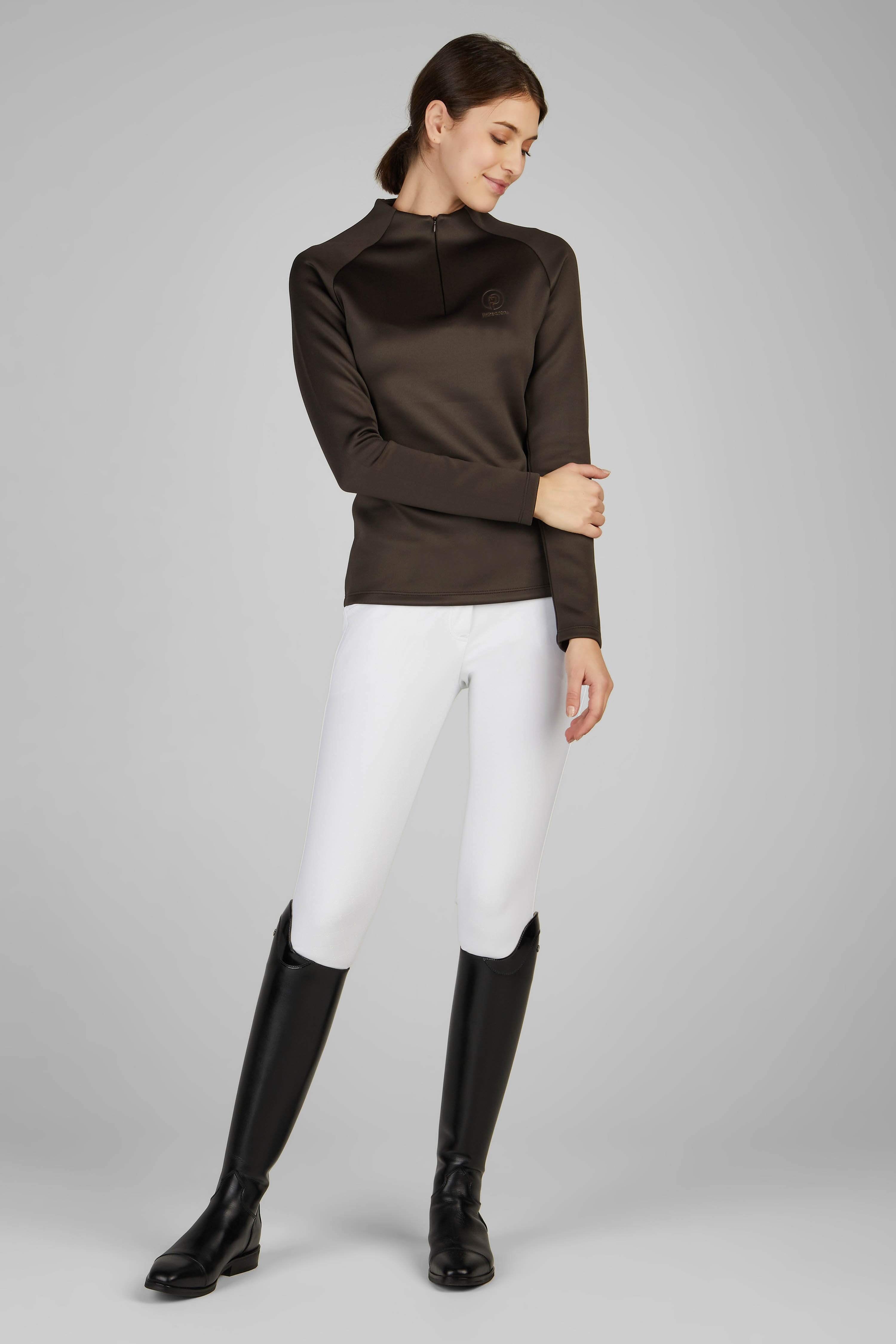 Eskadron Ladies Half Zip Shirt Platinum 24.
