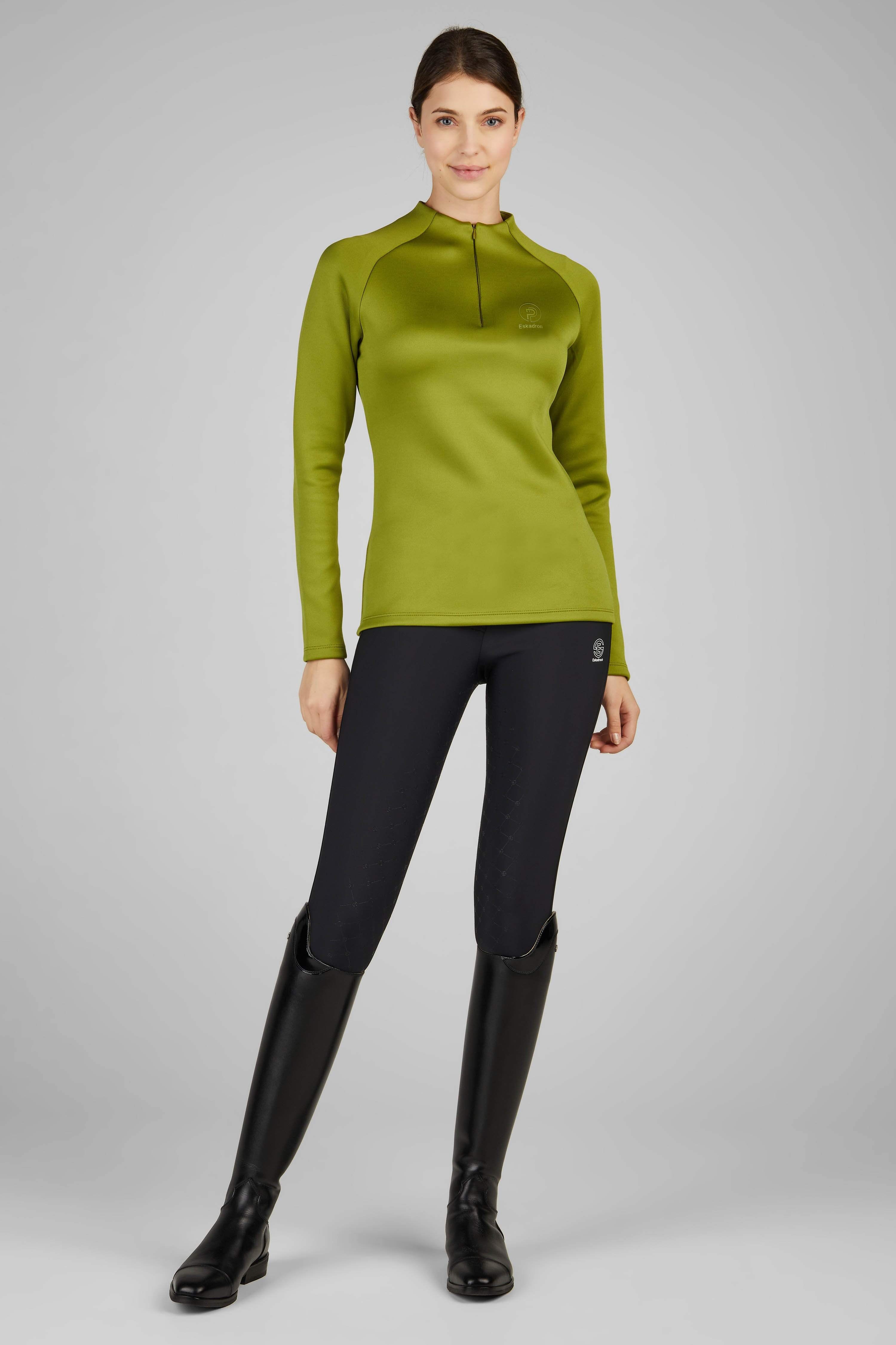 Eskadron Ladies Half Zip Shirt Platinum 24.