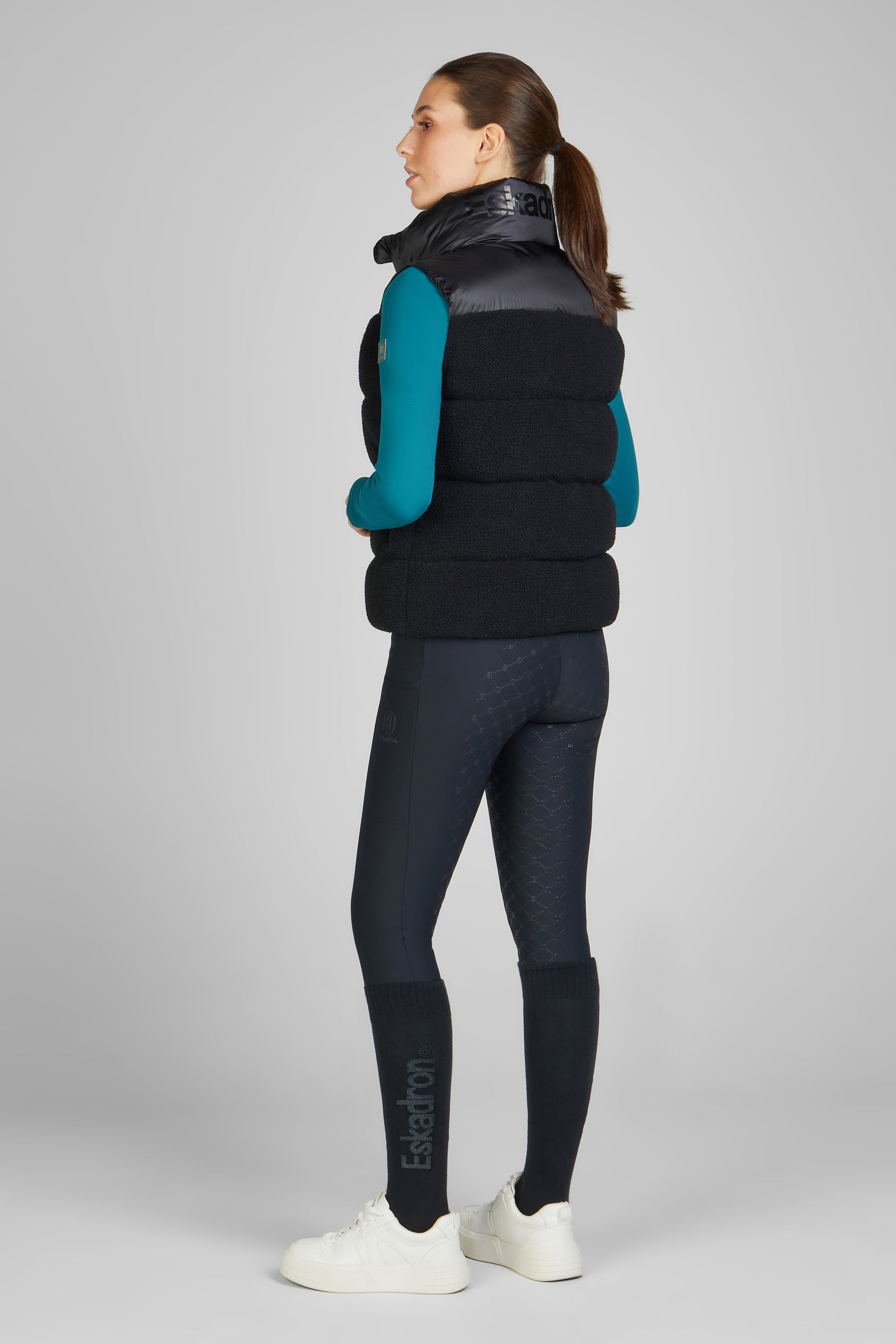 Eskadron Quilted Ladies Teddy Lined Waistcoat Heritage 2024 - Black.