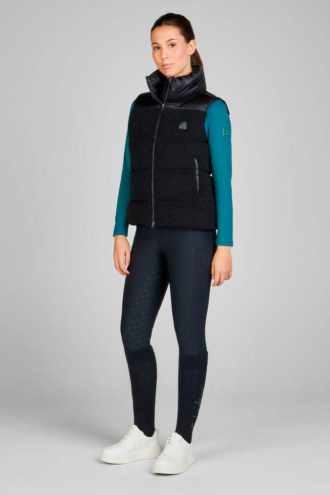 Eskadron Quilted Ladies Teddy Lined Waistcoat Heritage 2024 - Black.