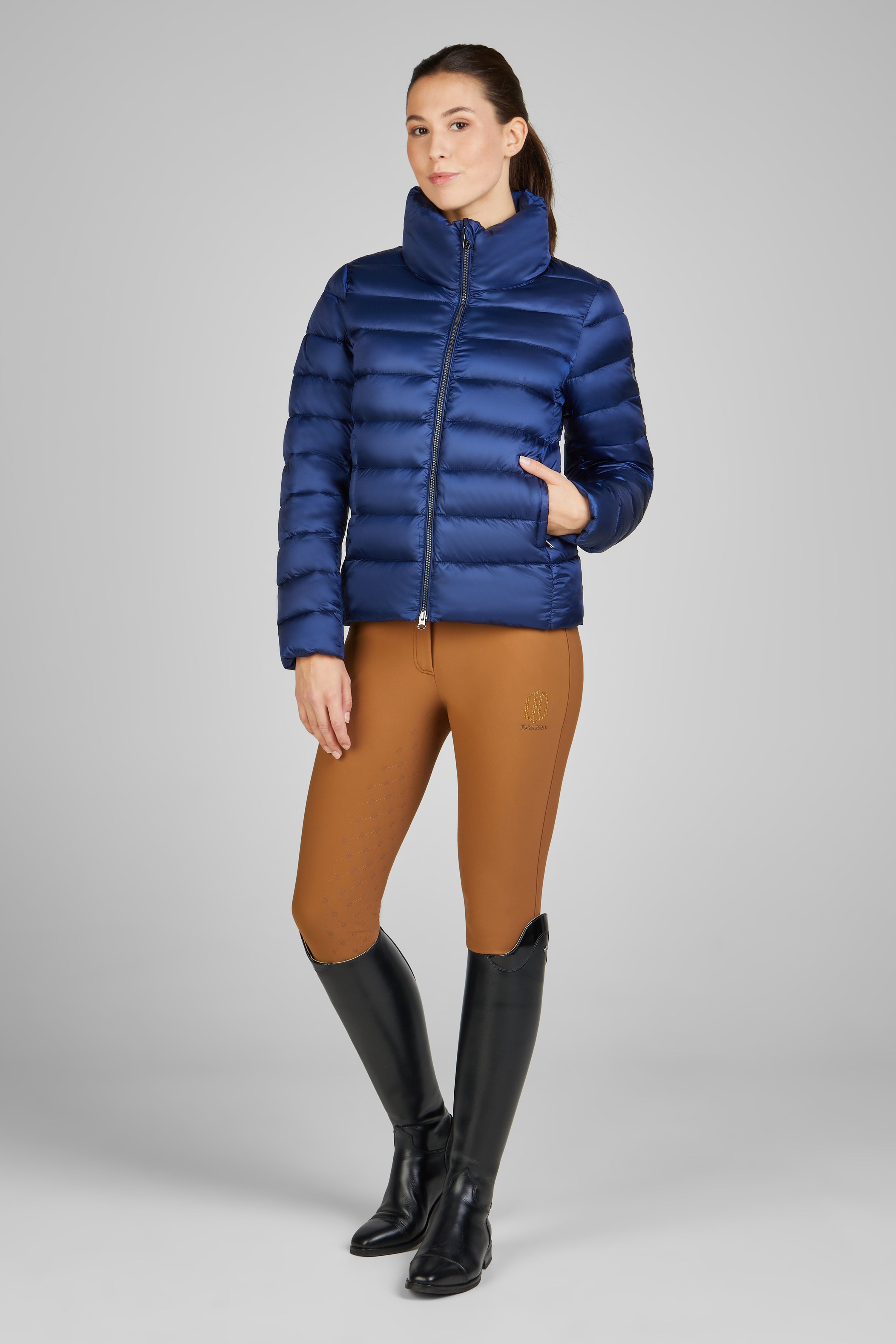 Eskadron Quilted Puffa Ladies Jacket Heritage 2024 - Night Blue.