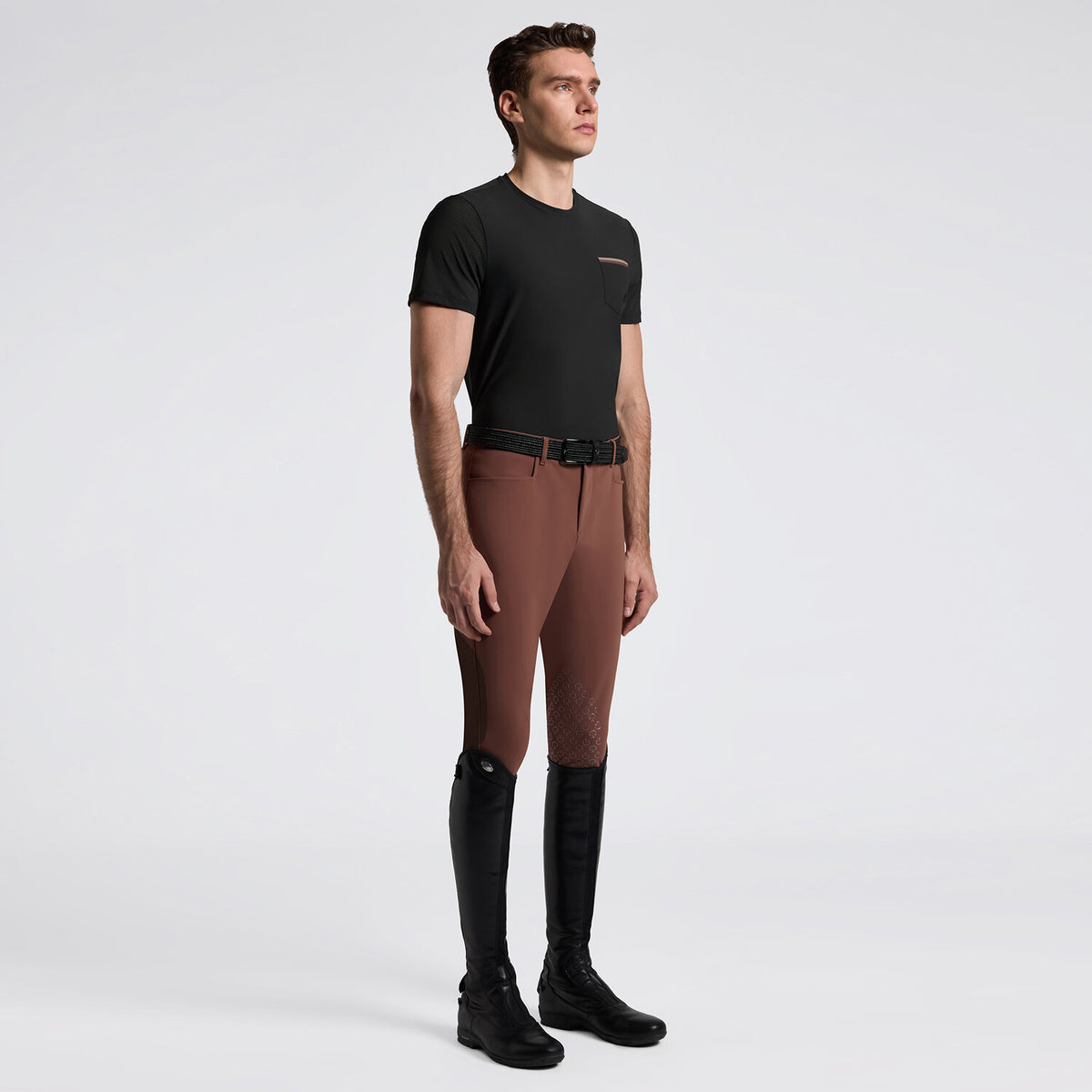 Cavalleria Toscana CT Mens Jersey T-Shirt With Pocket
