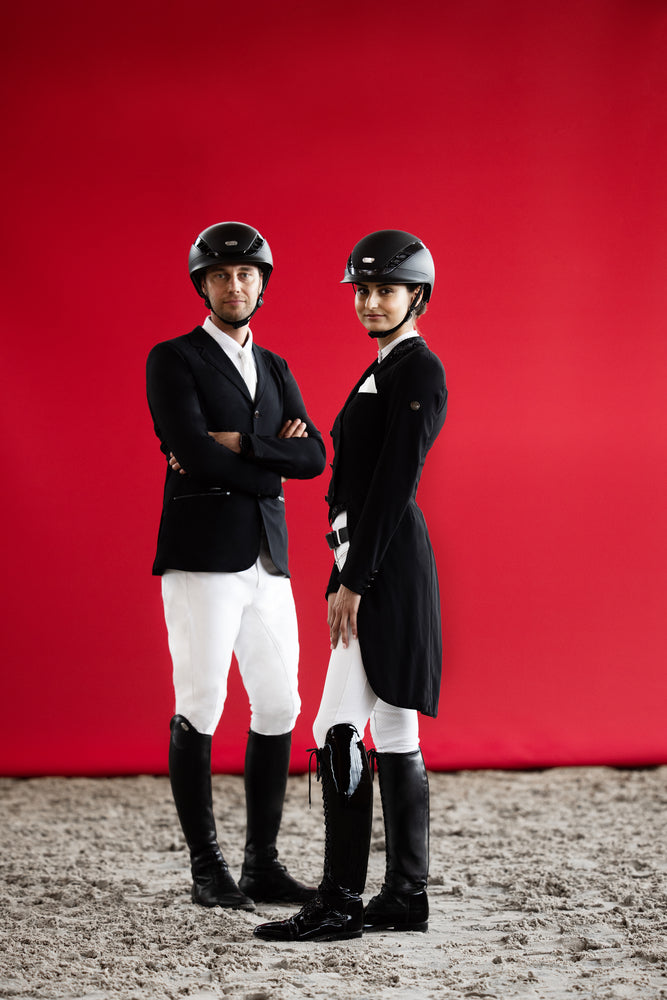 Abus x Pikeur AirLuxe Supreme Riding Helmet.