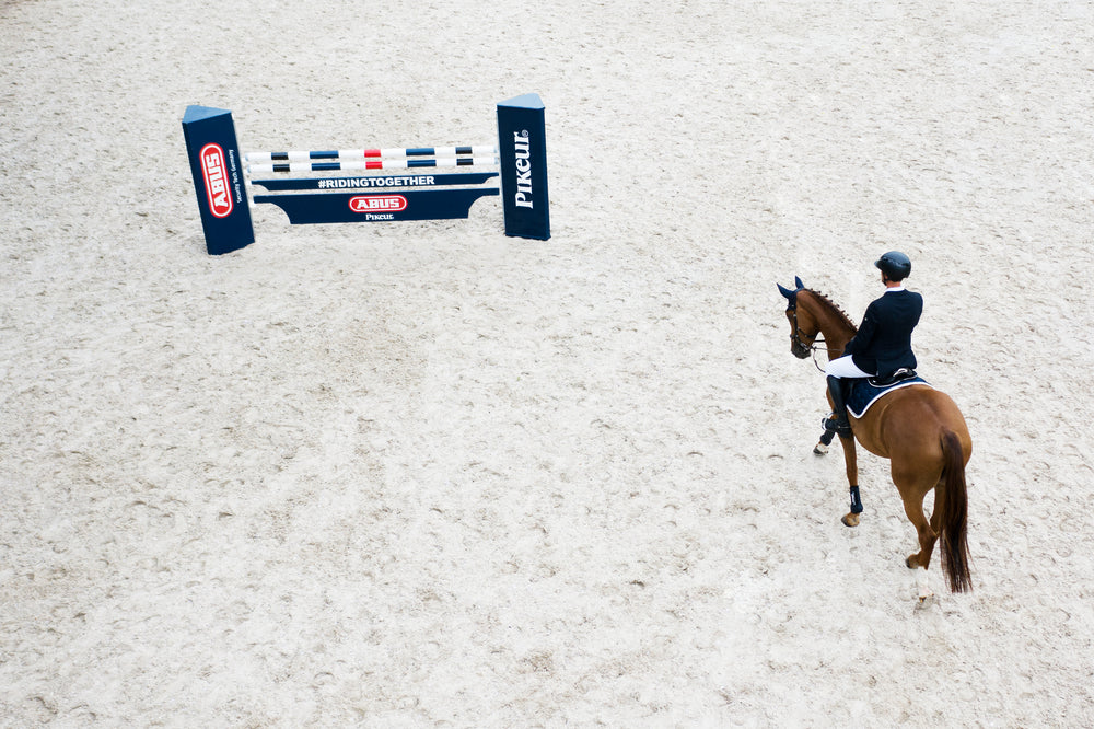 Abus x Pikeur Pure Riding Helmet - Long Visor.