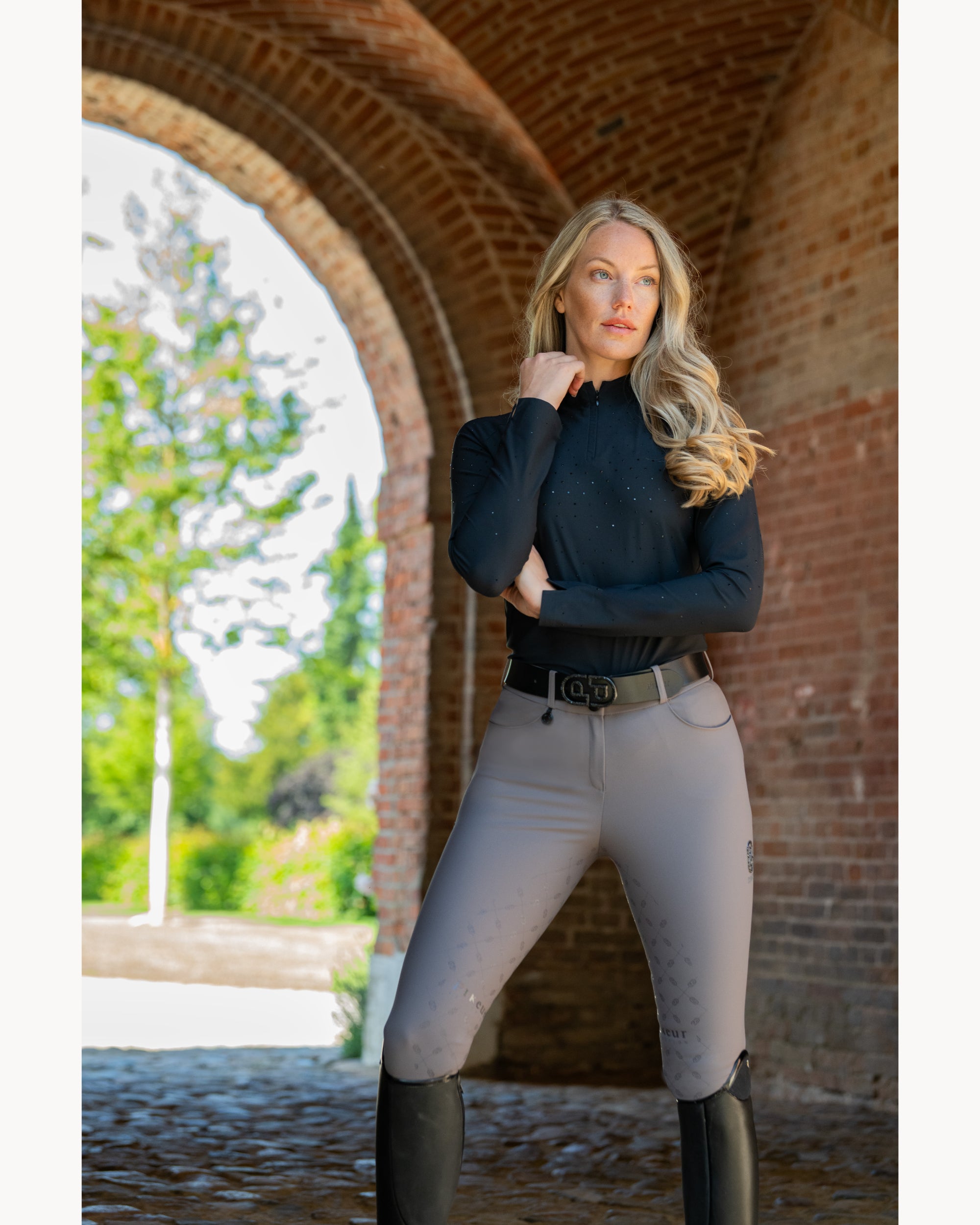 Pikeur Simone Ladies Functional Half-Zip Shirt 1322 - Sale.