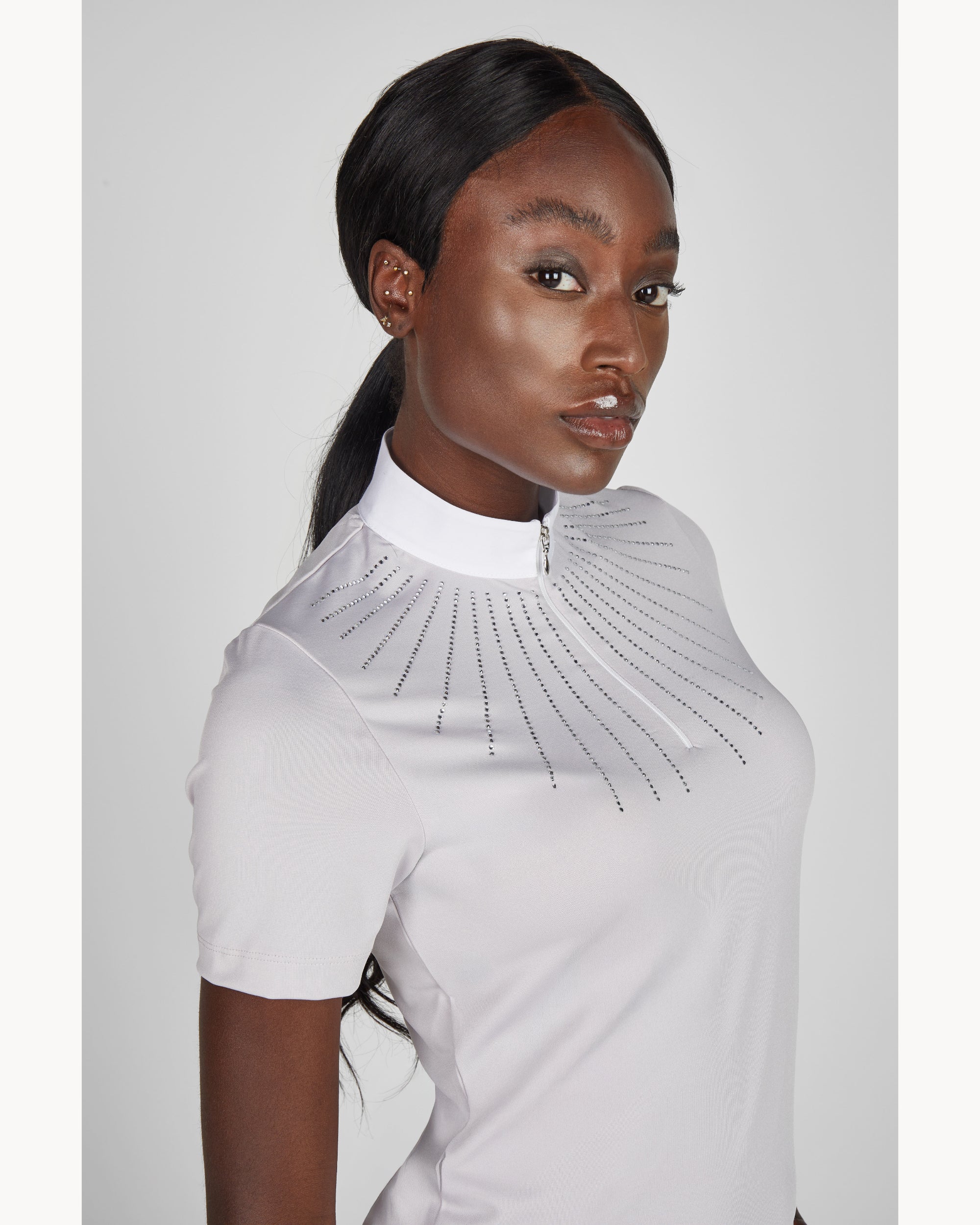 Pikeur Nigela Ladies Crystal Competition Shirt 1310 - SALE.