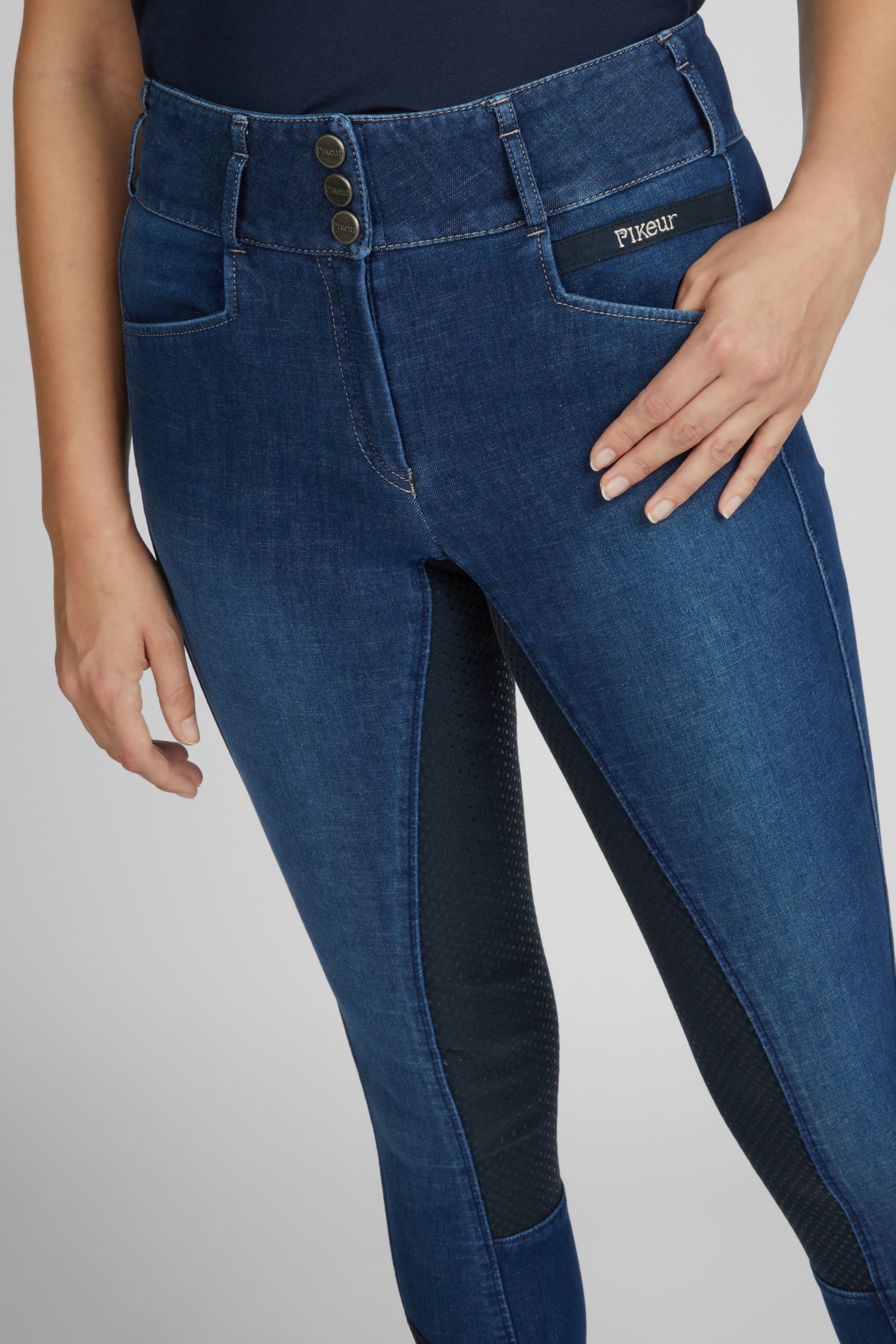 Pikeur Candela Denim Jean Full Grip Ladies Breeches 141716.