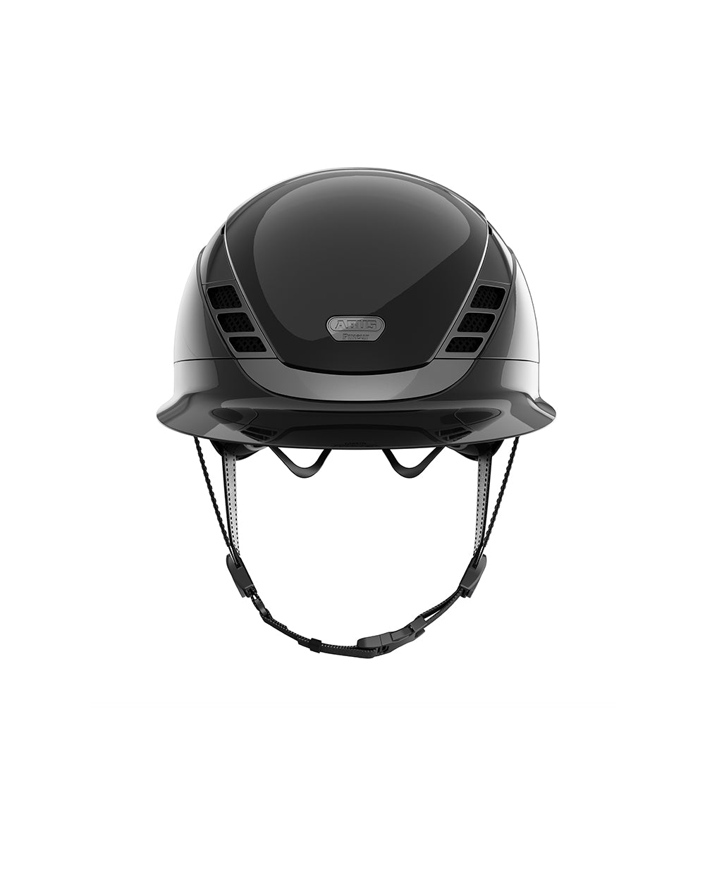 Abus x Pikeur AirLuxe Chrome Riding Helmet - Long Visor.