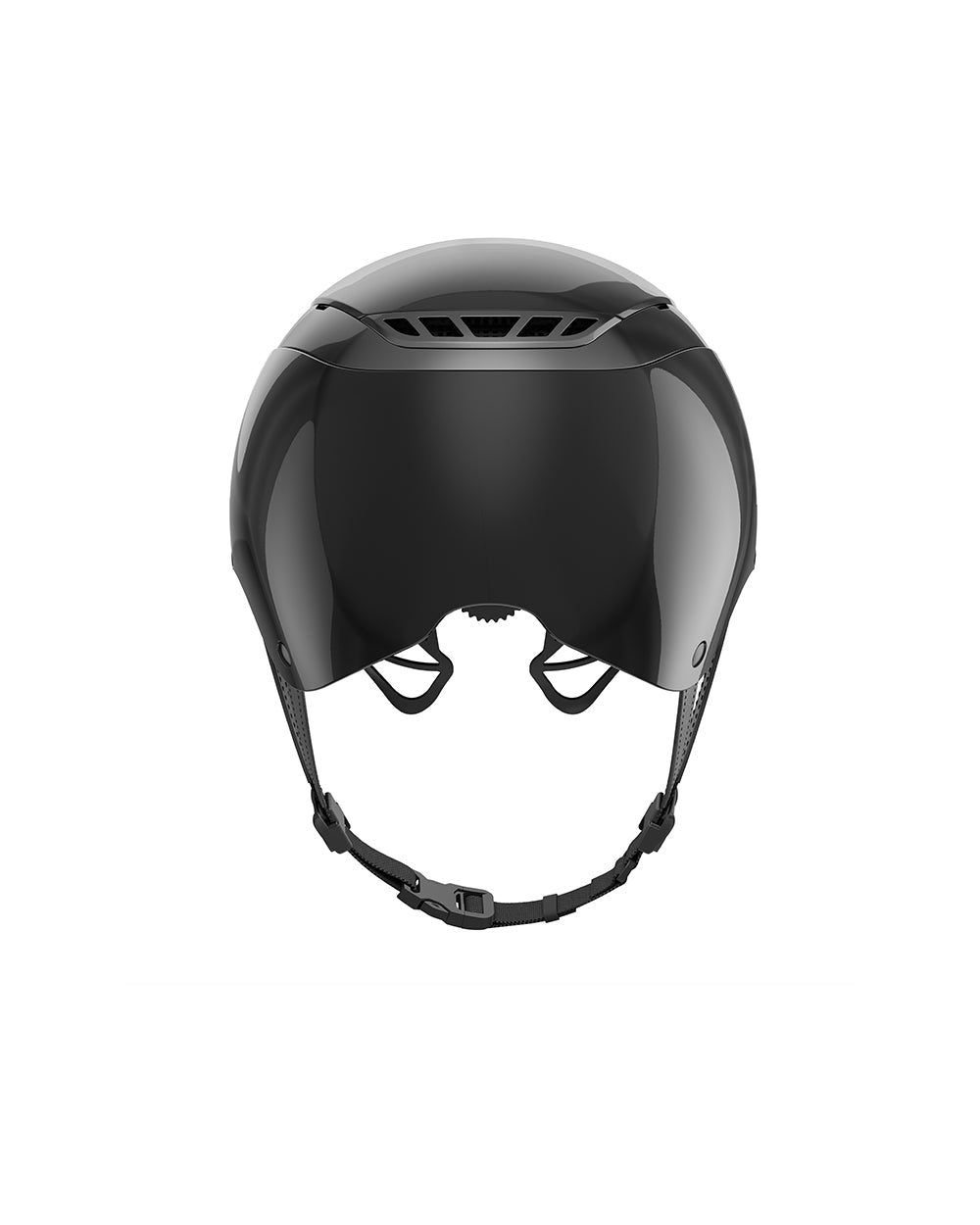 Abus x Pikeur AirLuxe Chrome Riding Helmet - Long Visor.