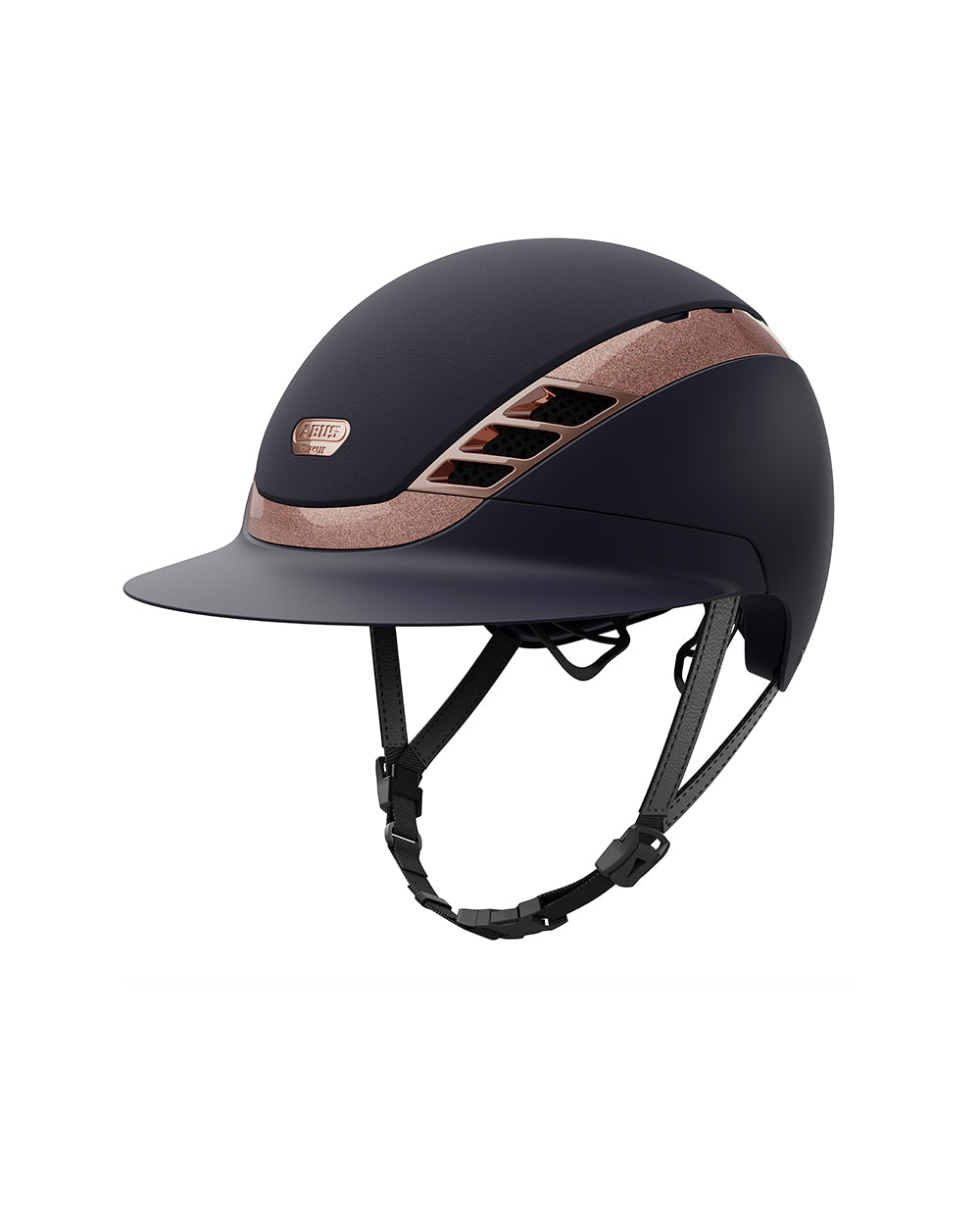 Abus x Pikeur AirLuxe Supreme Riding Helmet - Long Visor.