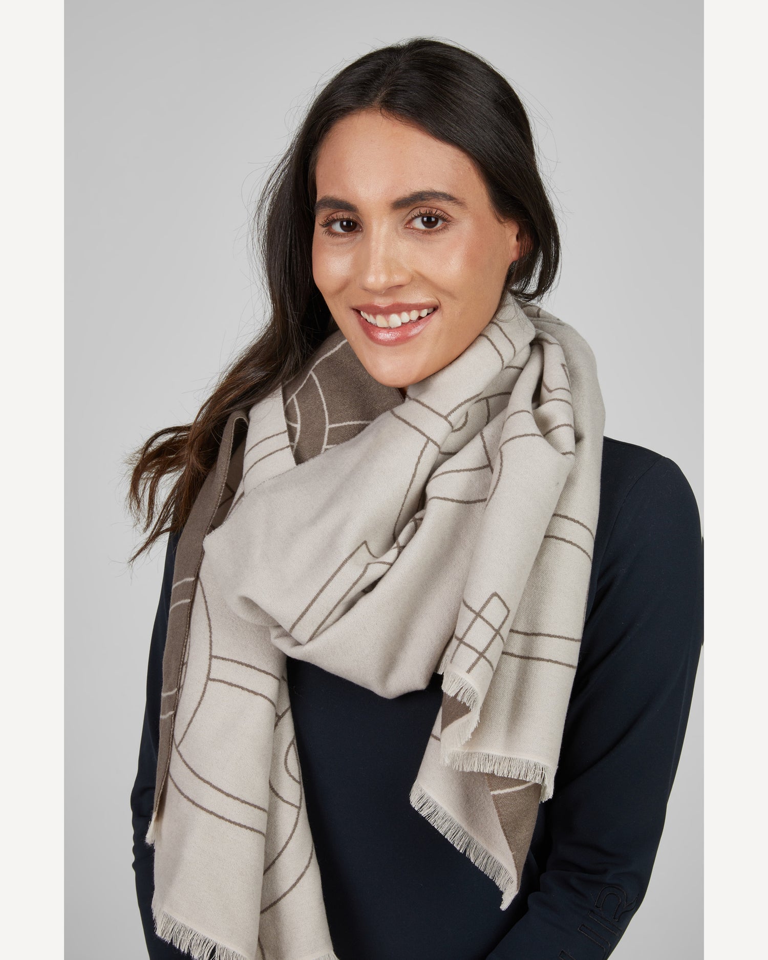 Pikeur Scarf With All-over Pattern 8858.