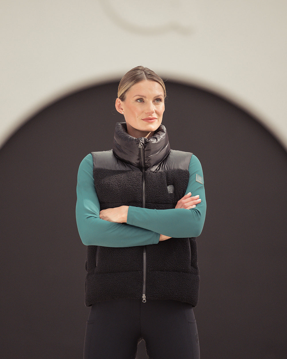 Eskadron Quilted Ladies Teddy Lined Waistcoat Heritage 2024 - Black.