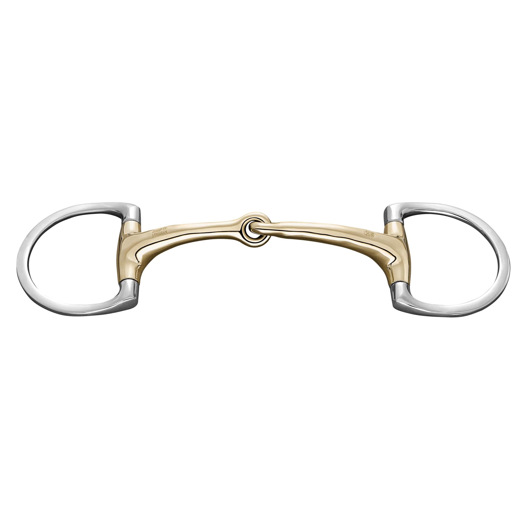 Sprenger Dynamic RS Eggbut bit with D-shaped rings Horse Bit 40408-78 (16mm Thick, 65mm Ring,).