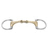 Sprenger Dynamic RS Eggbutt bit with D-shaped rings Horse Bit 40414-78 (14mm Thick, 65mm Ring).