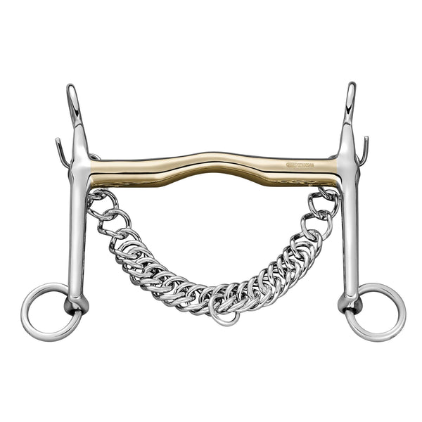 Sprenger Weymouth with slight port 42248-78 (16mm Thick, 7cm Lower Cheek, 13cm Cheek) My Breeches | Pikeur 125mm