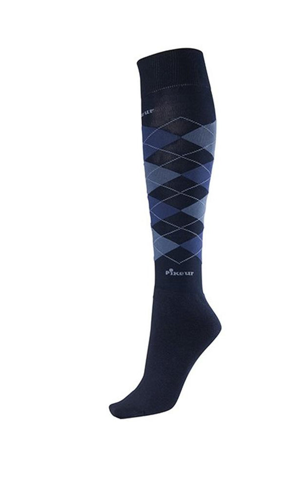 Pikeur Functional Argyle Knee Length Tube Sock socks My Breeches | Pikeur