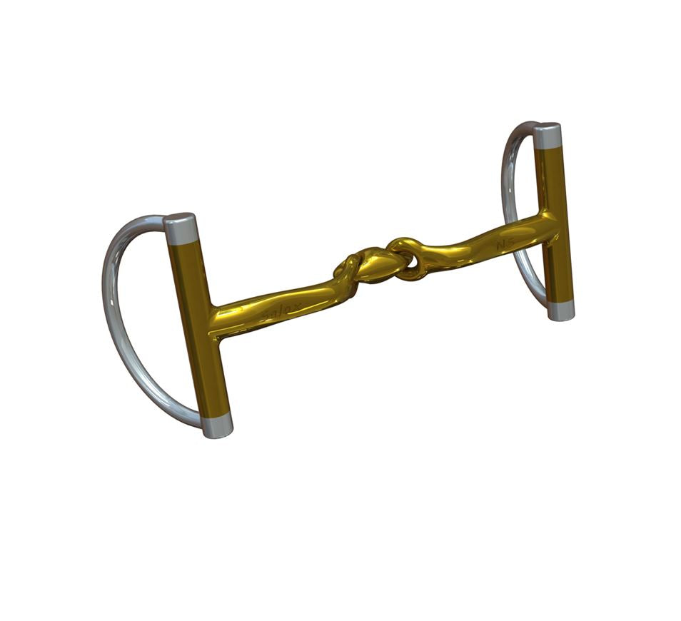 Neue Schule Verbindend American Dee-Lite Horse Bit 9010-75AD (12mm).