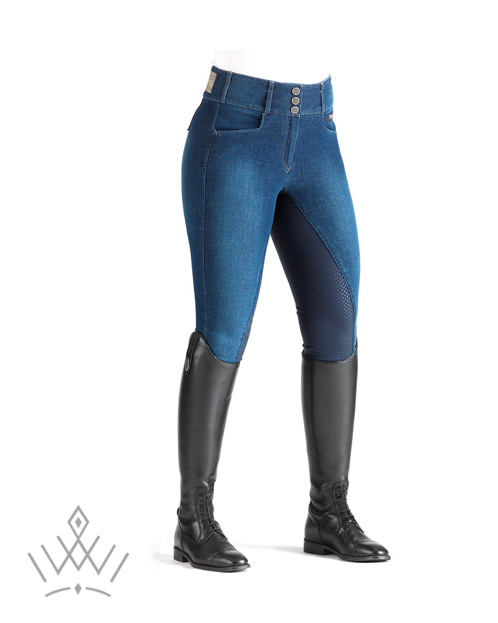 Pikeur Candela Denim Jean Full Grip Ladies Breeches 141716.