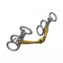 Neue Schule Pony Tranz Angled Lozenge Butterfly Pelham Horse Bit (10mm) 8093-BP.