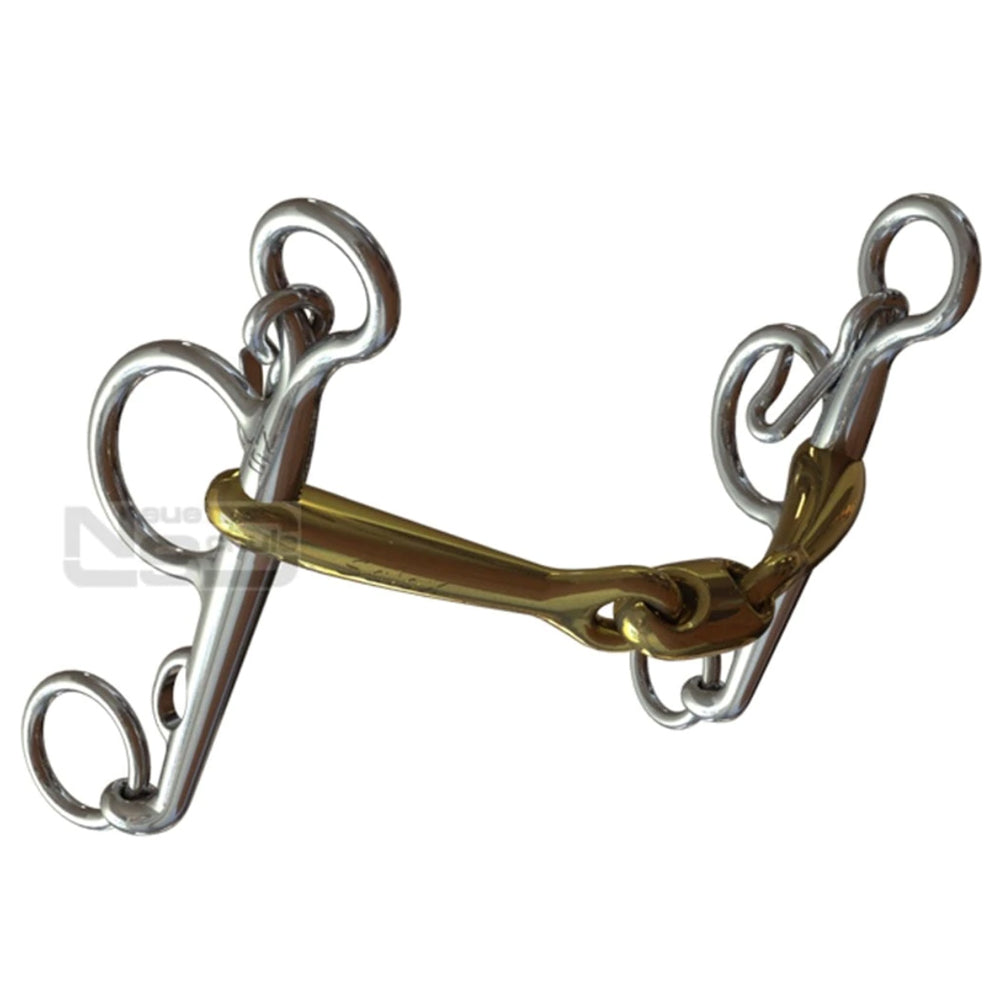 Neue Schule Pony Tranz Angled Lozenge Pelham Horse Bit (10mm/5cm Shank) 8093-5P.