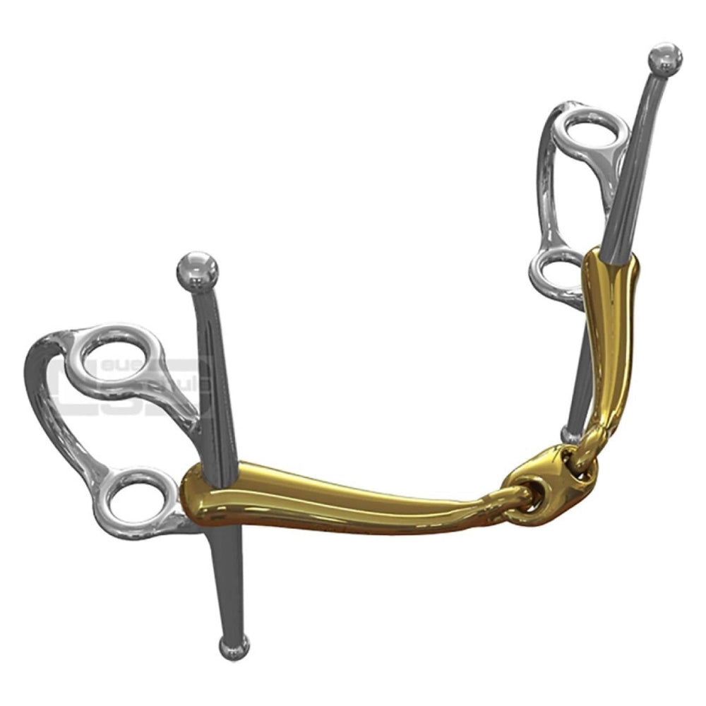 Neue Schule Tranz Angled Lozenge Nelson Horse Bit (16mm) 8023-NG.