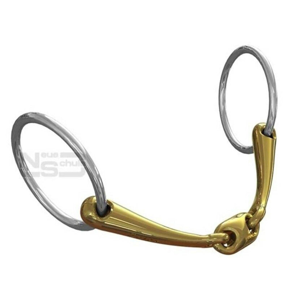 Neue Schule Tranz Angled Lozenge Horse Bit (Ring Size 70mm) 8022-70.