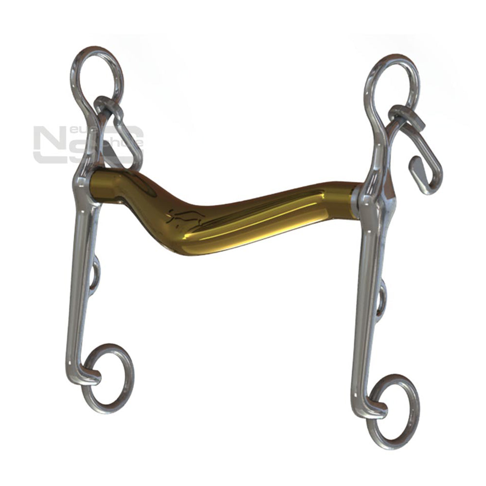 Neue Schule Turtle Tilt Weymouth Horse Bit (14mm/7cm Shank) 7015-7FF.