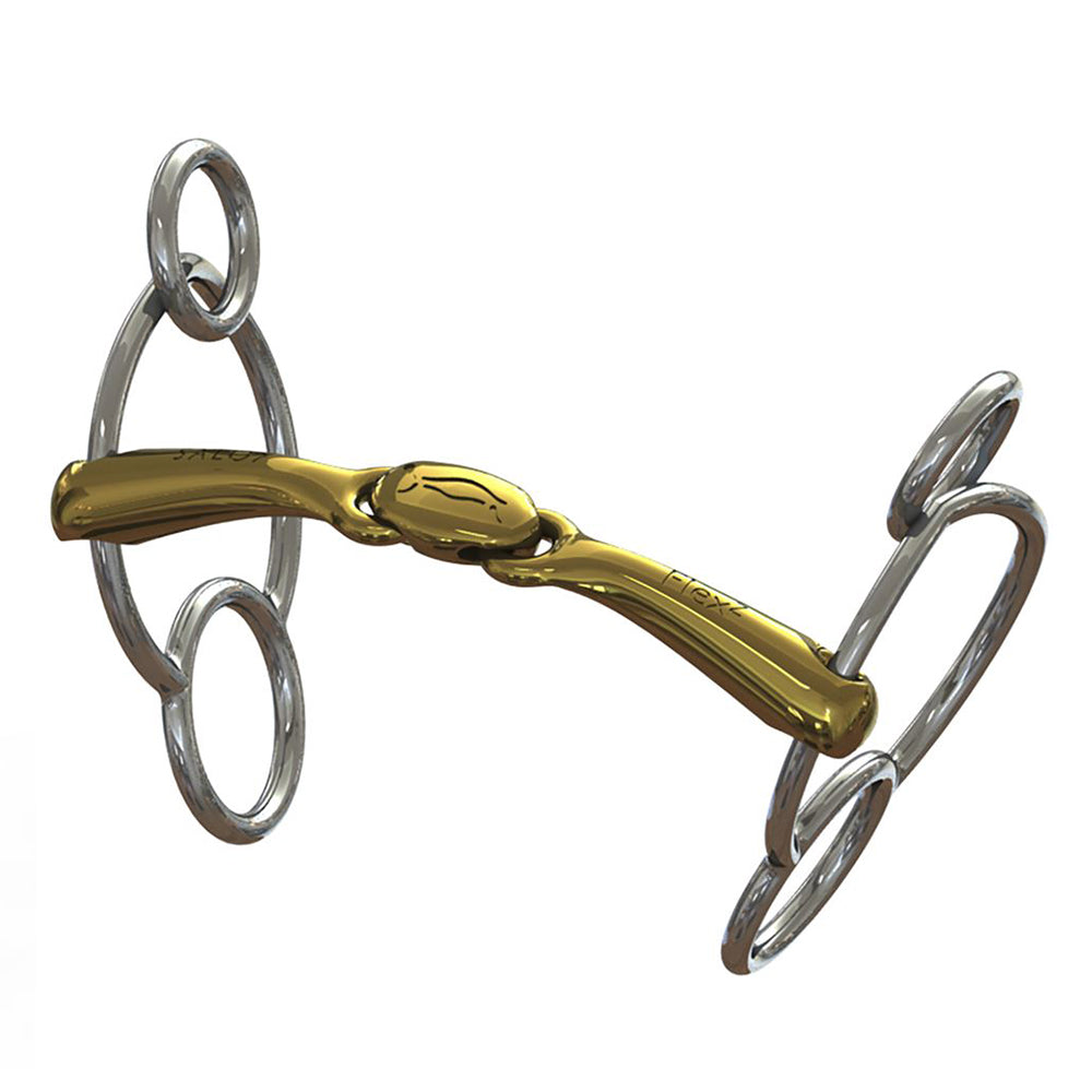 Neue Schule Turtle Top With Flex Pony Universal Horse Bit (16mm) 7023-PU TT.