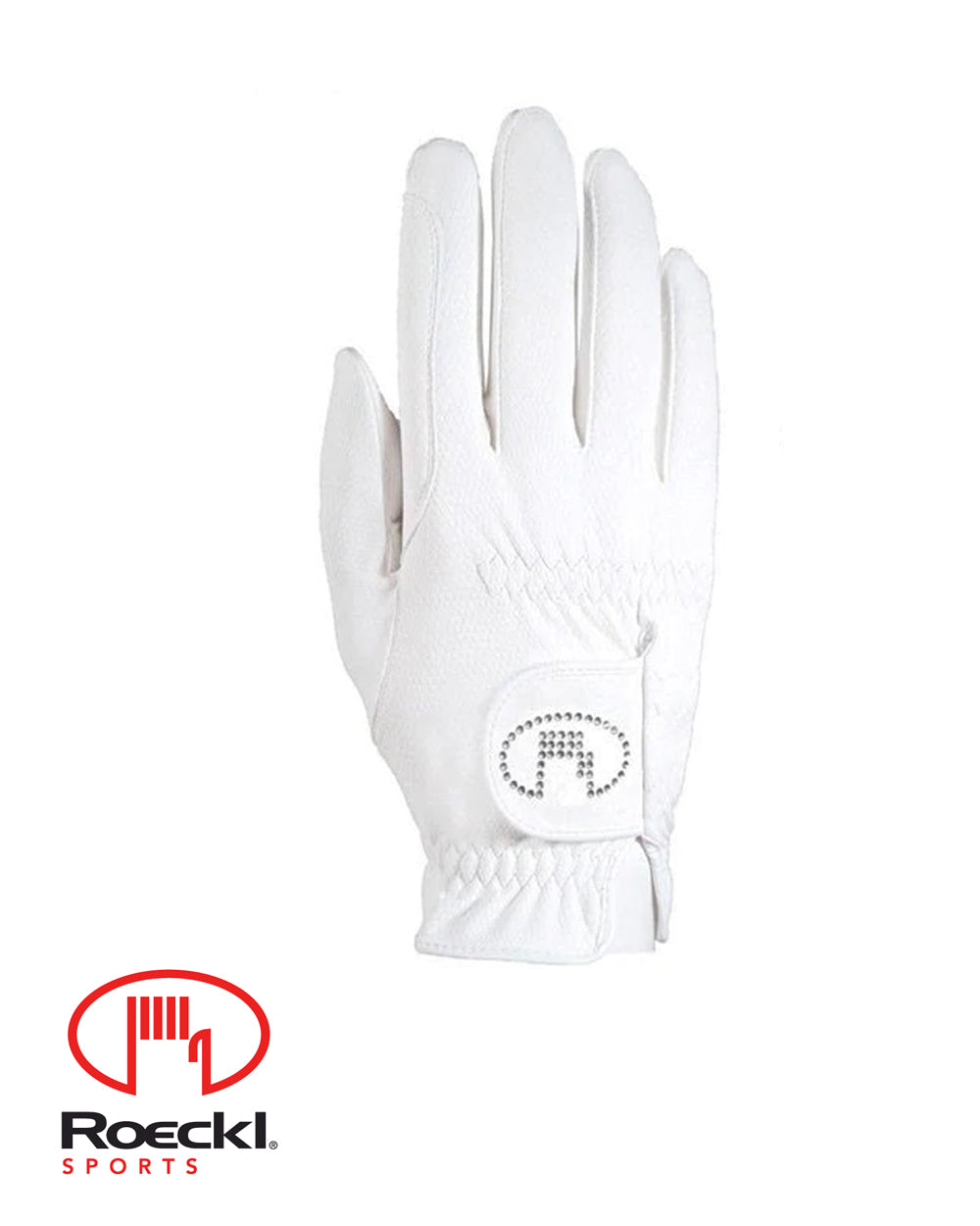 Roeckl Lisboa Swarovski Crystal Riding Gloves.