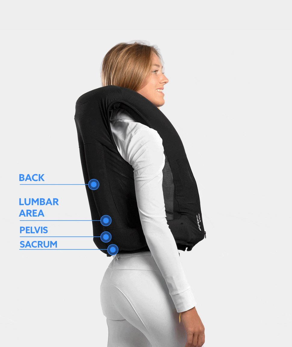 Seaver Airbag UltraLight Equestrian Safety Air Jacket Vest.