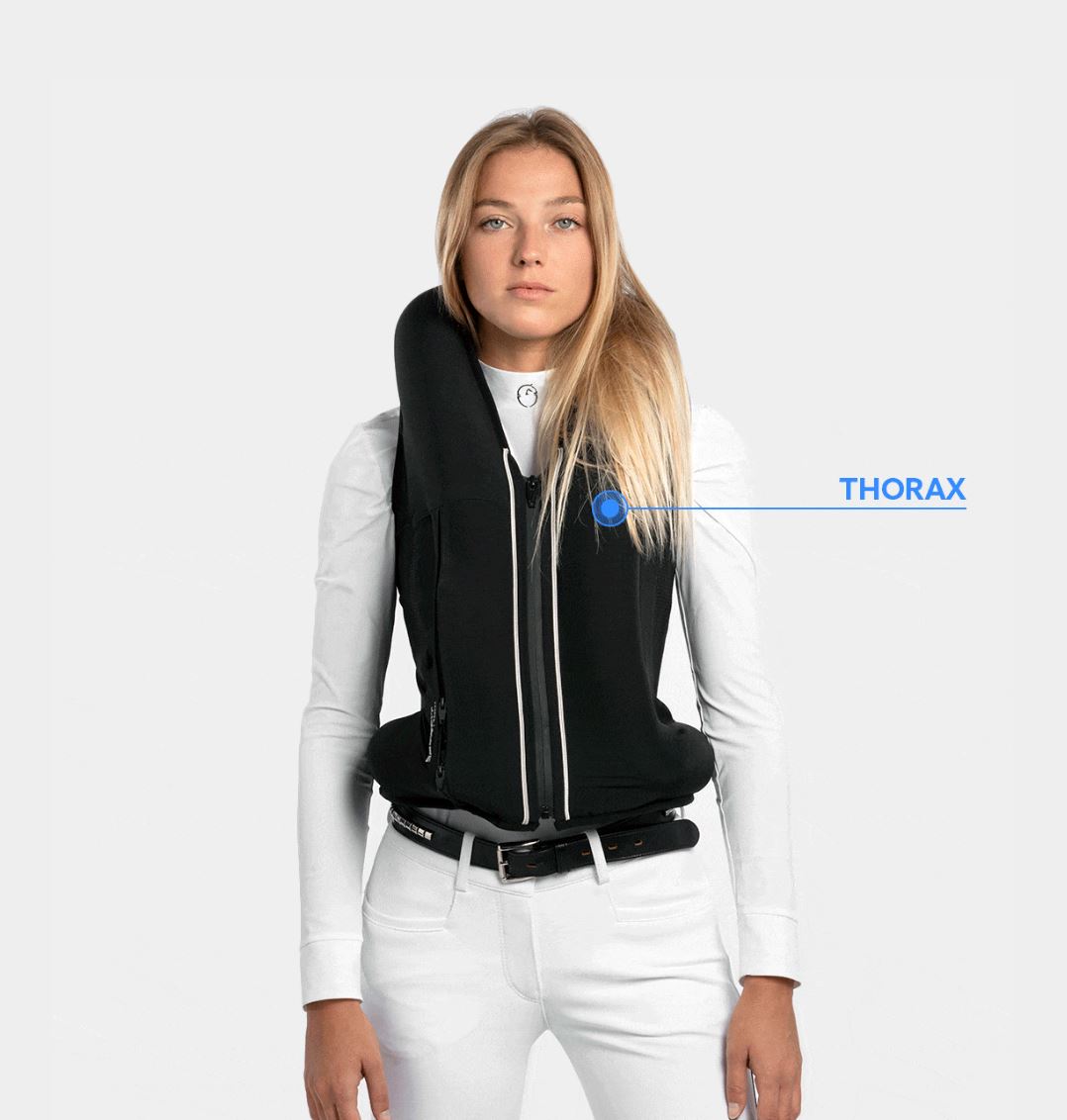Seaver Airbag UltraLight Equestrian Safety Air Jacket Vest.