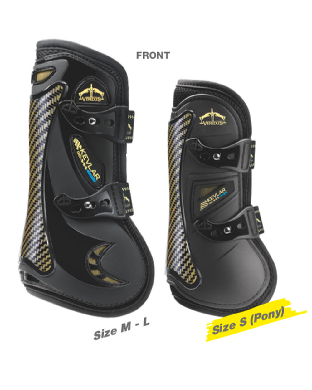 Veredus Kevlar Gel Vento Front Boots.