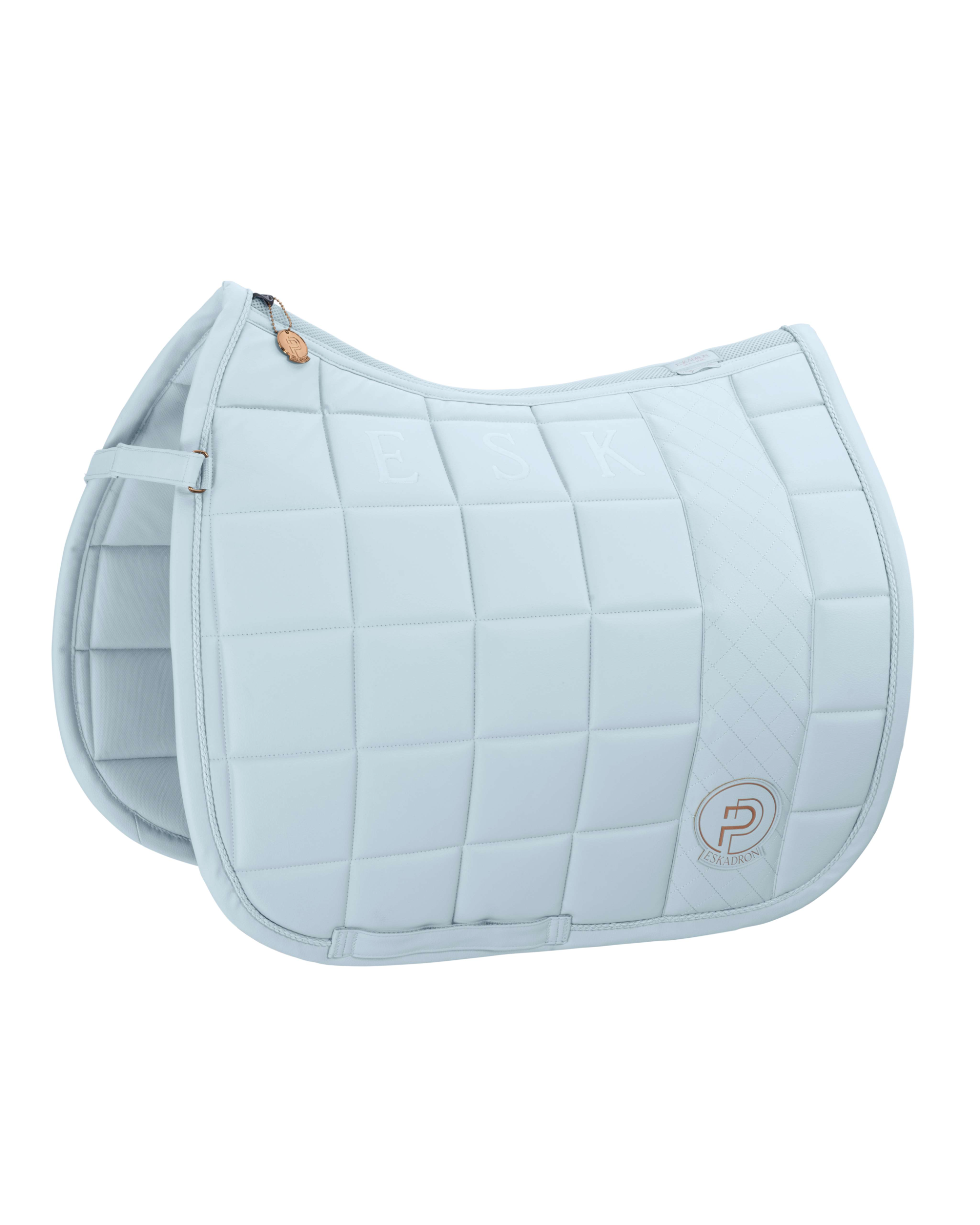 Eskadron Big Square Faux Leather Saddle Pad Platinum Summer 2023.