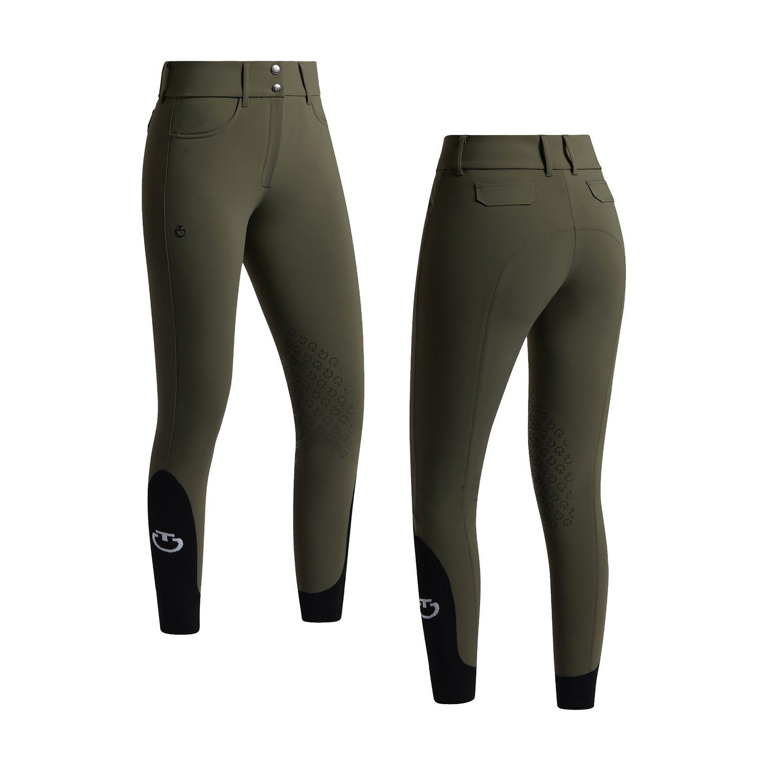 Cavalleria Toscana CT American Knee Grip Ladies Breeches with Rear Pockets - PAD231