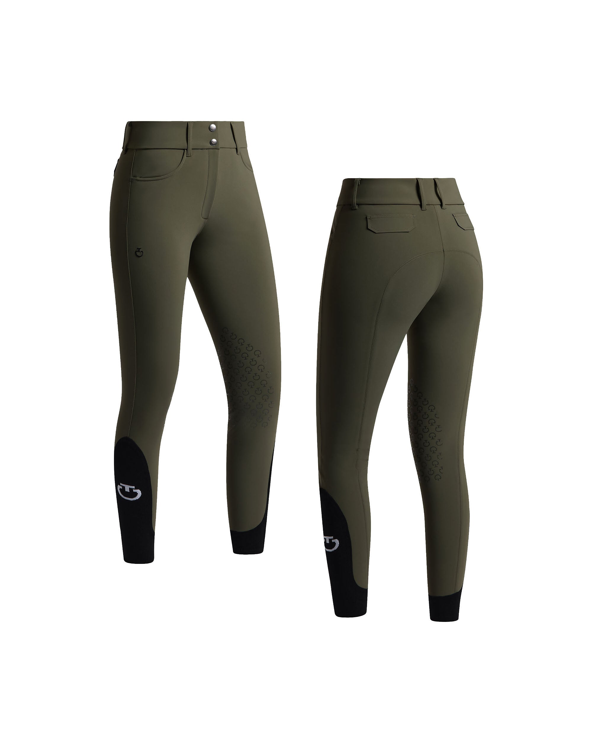 Cavalleria Toscana CT American Knee Grip Ladies Breeches with Rear Pockets - PAD231