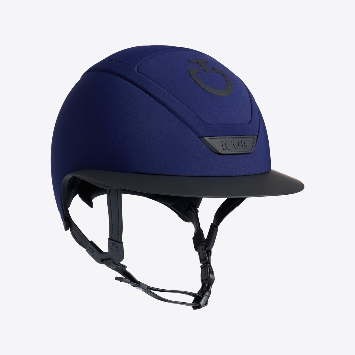 Cavalleria Toscana CT Wide Brim Riding Helmet with KASK branding, signature CT logo, wide sun-protective brim and adjustable chinstrap.
