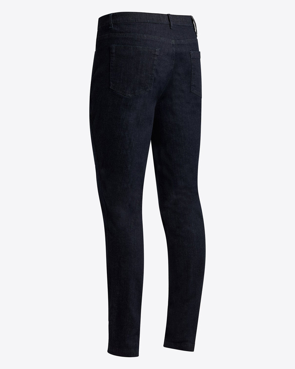 Rear view of Cavalleria Toscana CT Five Pockets Lifestyle Pants featuring a slim-fit design, belt loops, two back pockets and tailored straight-leg finish.