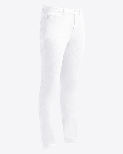 Front view of Cavalleria Toscana CT Five Pockets Lifestyle Pants featuring a slim-fit design, belt loops, two back pockets and tailored straight-leg finish.