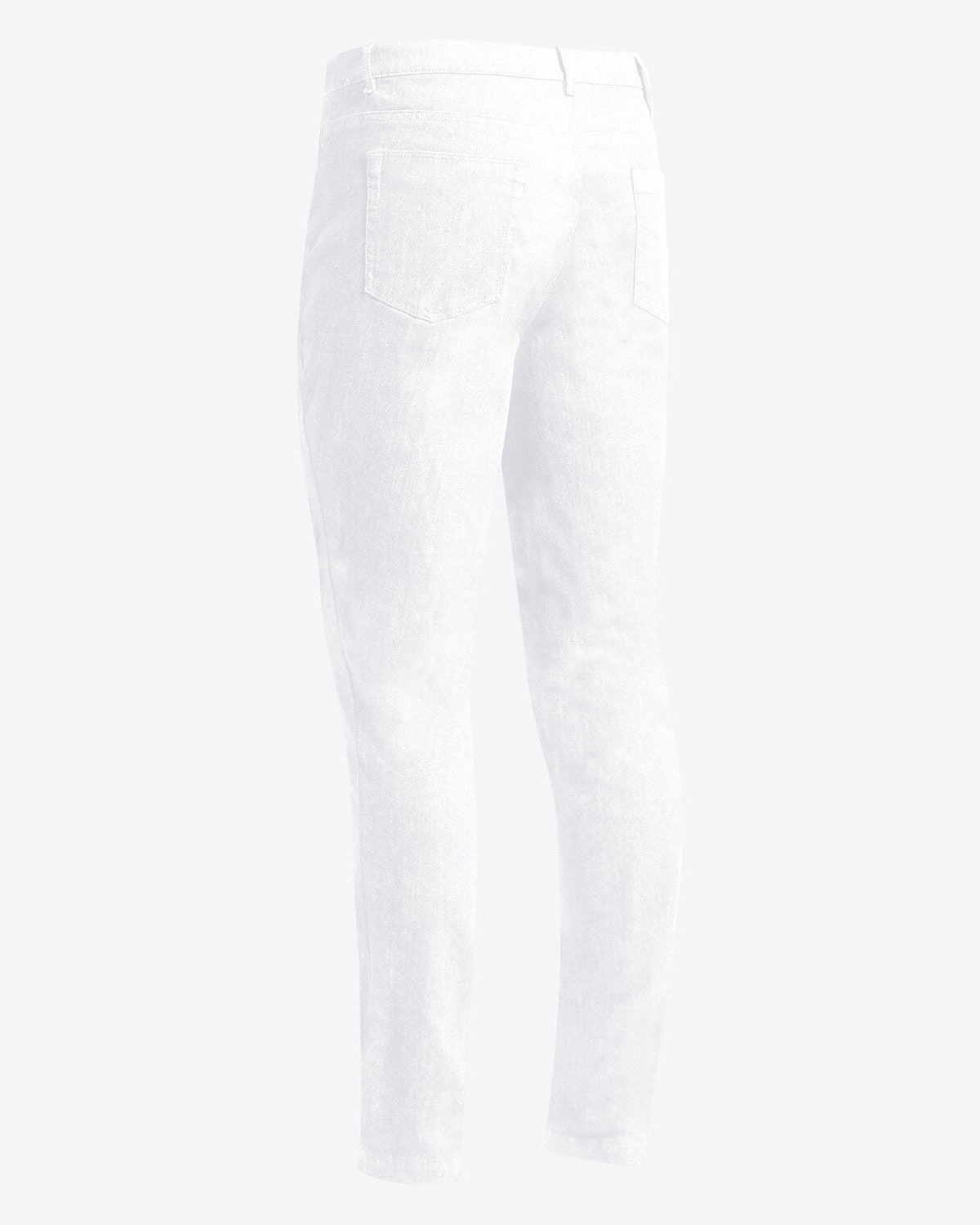 Rear view of Cavalleria Toscana CT Five Pockets Lifestyle Pants featuring a slim-fit design, belt loops, two back pockets and tailored straight-leg finish.